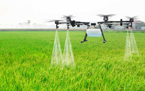 Drones for Crop Surveillance & Pesticide Spraying
