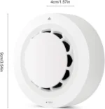 WiFi Smoke Detector, Fire Alarm Sensor SmartLife App Compatible for Home Protection with Test Function, Battery Operated - Image 2