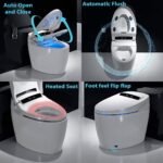 Luxury Smart Automatic Toilet with Bidet | Heated Seat | Auto Flush | Warm Air Dryer | Night Light - Image 3