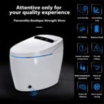 Luxury Smart Automatic Toilet with Bidet | Heated Seat | Auto Flush | Warm Air Dryer | Night Light - Image 5