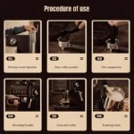 Coffee Maker Machine for Home & Office | Espresso Coffee Machine with Milk Frother Steam Wand, Touch Controls & Temperature Control | Coffee Maker for Cappuccino, Latte, - Image 3