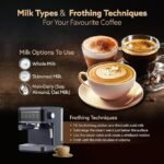 Coffee Maker Machine for Home & Office | Espresso Coffee Machine with Milk Frother Steam Wand, Touch Controls & Temperature Control | Coffee Maker for Cappuccino, Latte, - Image 5