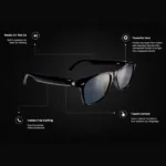 Smart Bluetooth Glasses with Speaker | Calling & Touch Control - Image 3