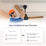 Colorbot Helix BLDC Ceiling Fan 1200mm | 5 Star Energy Saving | Remote Control | 370 RPM | 4 Year Warranty - Image 4