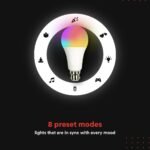 Smart WiFi RGB LED Bulb (10W) – Voice Control, 16 Million Colors, App Control (Android/iOS) - Image 3