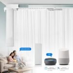 Smart Curtain Motor with Remote & App Control | Alexa & Google Assistant Compatible | Silent Automatic Curtain System (1.8–3m Track) - Image 2