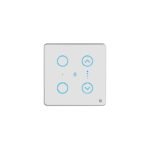 WiFi Smart Touch Switch with Fan Regulator | Glass Panel | Voice & App Control