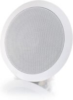 Flush Mount Round Ceiling Speaker – White - Image 2