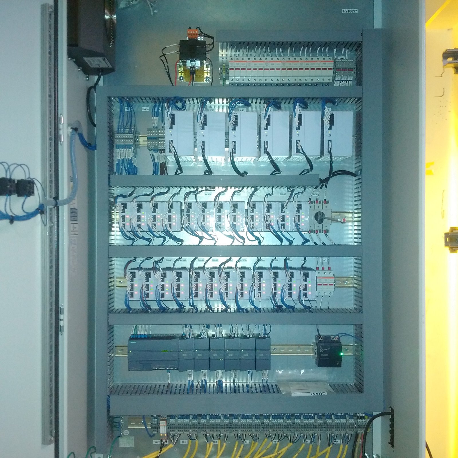 Lighting Control Panel Industrial PLC Automation Control Panel with Remote I/O System - Image 1