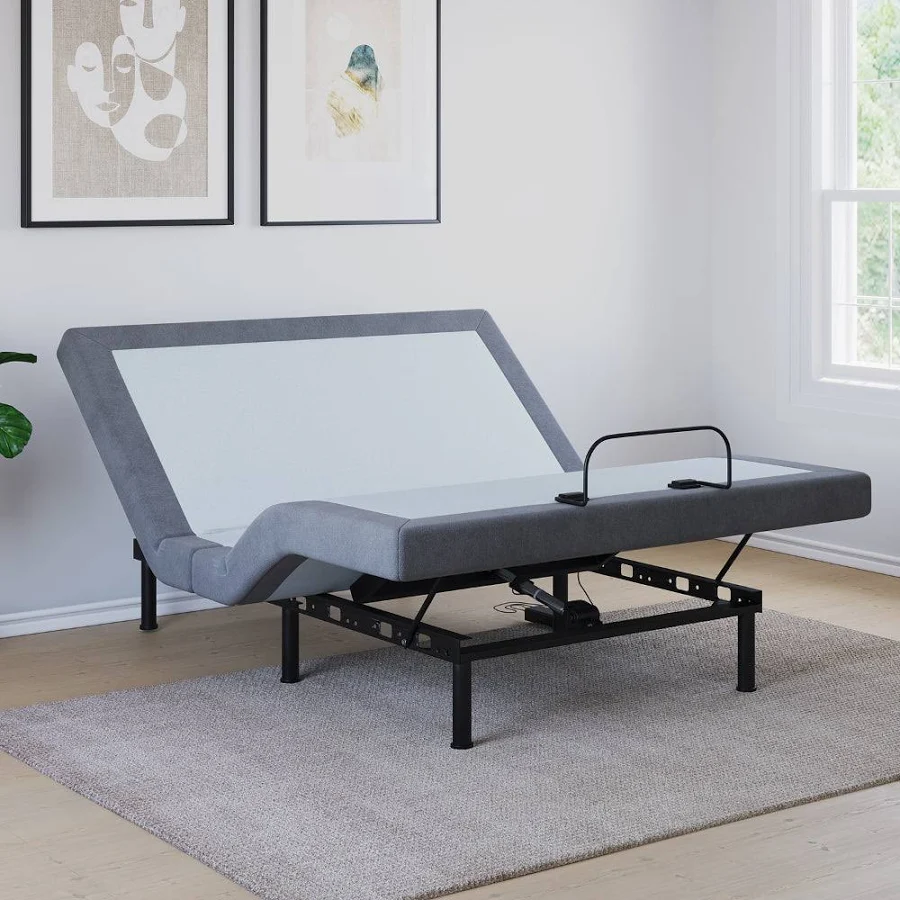 shopping Luxury Adjustable Bed Base with Wireless Remote | Zero Gravity & Anti-Snore Smart Bed - Image 1