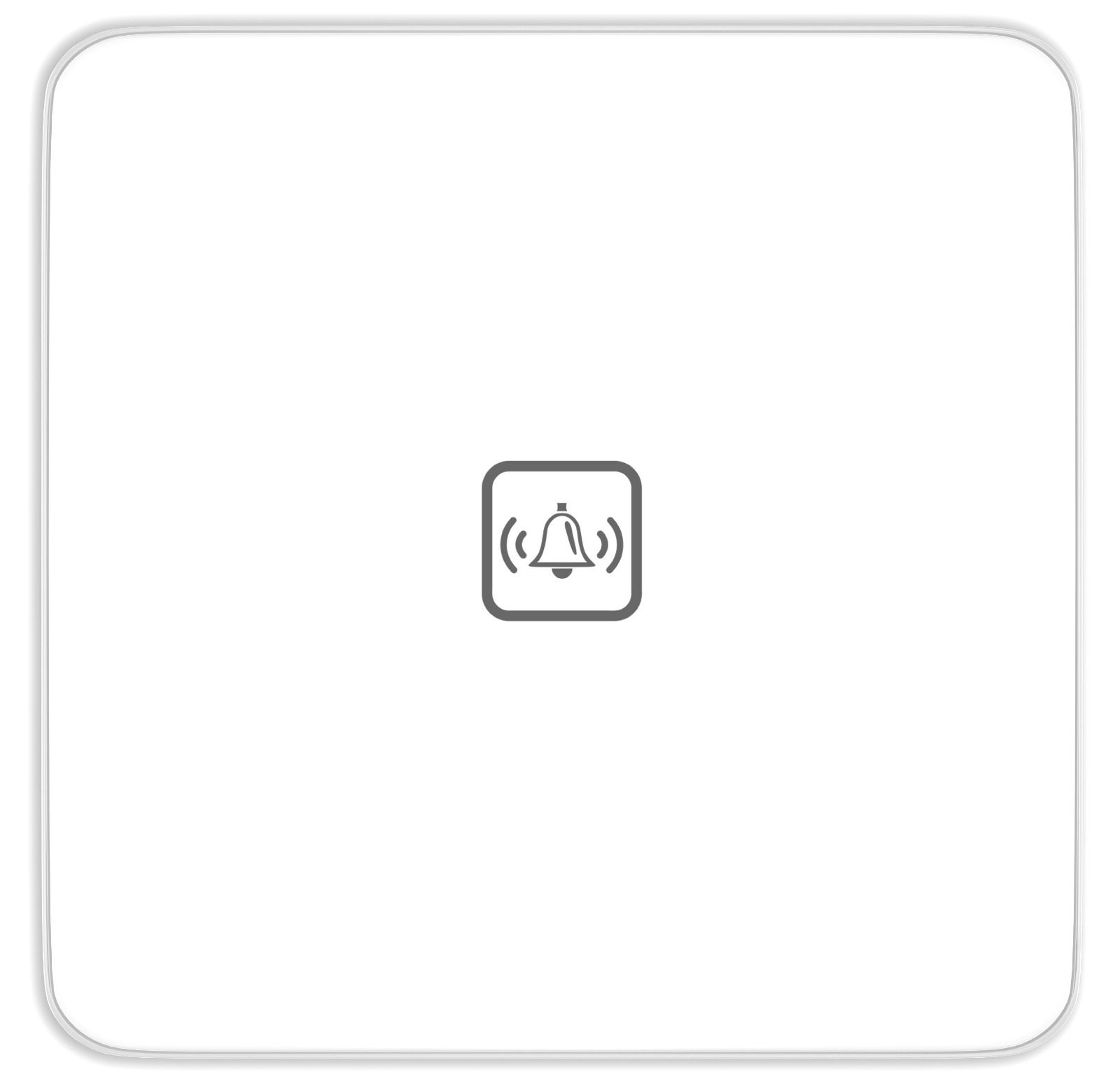 1 Teqooz Doorbell Touch Switch Panel (White) (2M) - Image 1