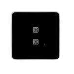 Teqooz 2 Switch Smart WiFi Touch Panel (Black) (2M)