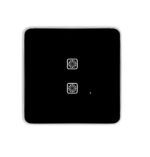 Teqooz 2 Switch Smart WiFi Touch Panel (Black) (2M)