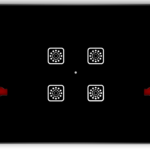 Teqooz 4 Switch 2 Socket Smart WiFi Touch Panel (Black) (6M)
