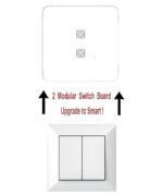 Teqooz 2 Switch Smart WiFi Touch Panel (White) (2M) - Image 4