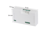 Teqooz 4 Switch (3 Light + 1 Fan Regulator) Smart WiFi Retrofit Module - Image 4