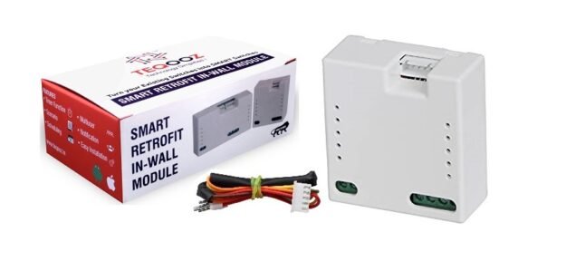 cropped-1.jpg Teqooz 4 Switch Smart WiFi Retrofit Module (3 Regular & 1 16A Heavy Load) - Image 1
